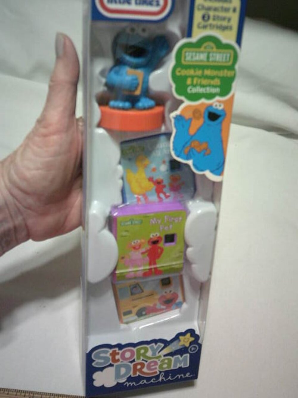 NEW SESAME STREET LITTLE TIKES STORY DREAM MACHINE TOY COOKIE MONSTER & ELMO 🎁